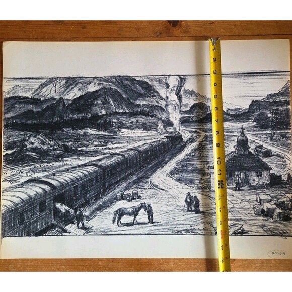 Mentor Huebner Francis Ford Coppola's Dracula's Train Station Conceptual Art - Picture 6 of 7